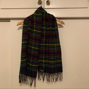 Vintage plaid scarf